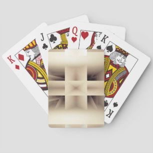 Baraja De Cartas patrón de formas abstractas