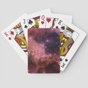 Baraja De Cartas Patrón de galaxia espacial de estrellas estrellada