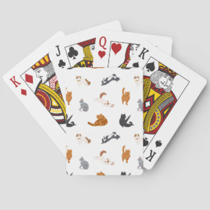 Baraja De Cartas Patrón de gato