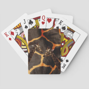 Baraja De Cartas Patrón de Giraffe Exótico,