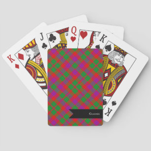 Baraja De Cartas Patrón de herencia de Glasgow Tartán Escocés