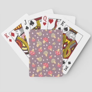 Baraja De Cartas Patrón de hongos