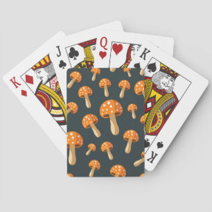 Baraja De Cartas Patrón de hongos
