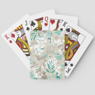 Baraja De Cartas Patrón de jardín