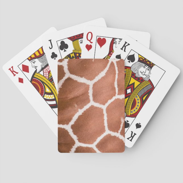 Baraja De Cartas Patrón de jirafa (Reverso)