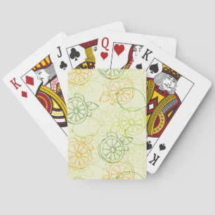 Baraja De Cartas Patrón de limón
