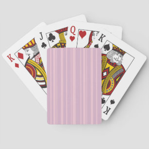 Baraja De Cartas Patrón de Línea Morado y Rosa