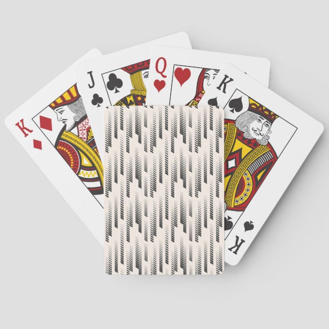 Baraja De Cartas Patrón de lluvia moderno (Reverso)