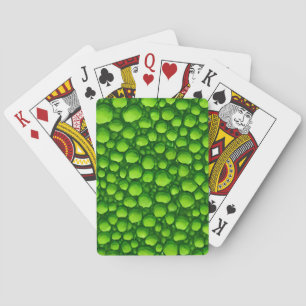 Baraja De Cartas Patrón de mosaico verde