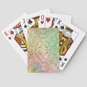 Baraja De Cartas Patrón de ornamento de ARTE antiguo para su diseño