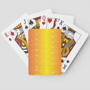 Baraja De Cartas Patrón de oro de estrella