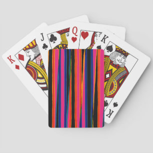 Baraja De Cartas Patrón de papel cortado colorido