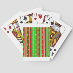 Baraja De Cartas Patrón de papel de Navidad