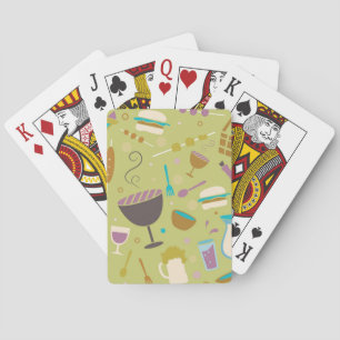 Baraja De Cartas Patrón de parrillada
