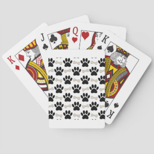 Baraja De Cartas Patrón De Pasta Y Huesos