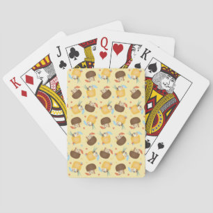 Baraja De Cartas Patrón de perros de coco de piña colada