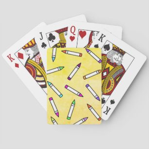 Baraja De Cartas Patrón de personalizado Crayon