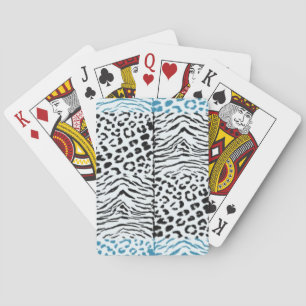 Baraja De Cartas Patrón de piel de animal salvaje