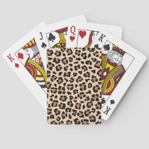 Baraja De Cartas Patrón de Piel de Leopardo
