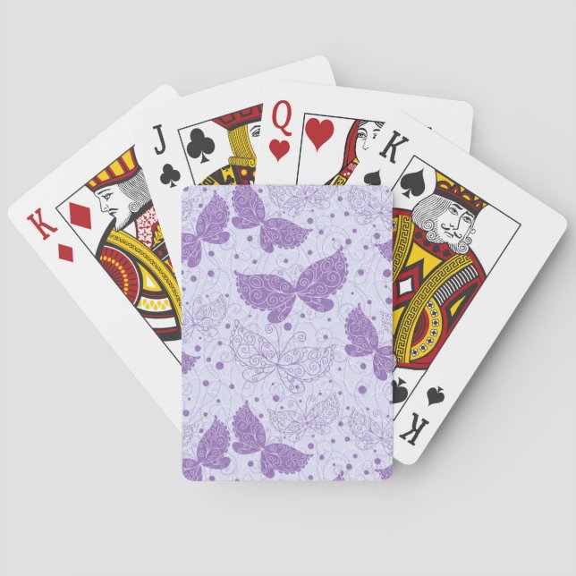 Baraja De Cartas Patrón de primavera (Reverso)