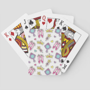Baraja De Cartas patrón de princesa mariposa