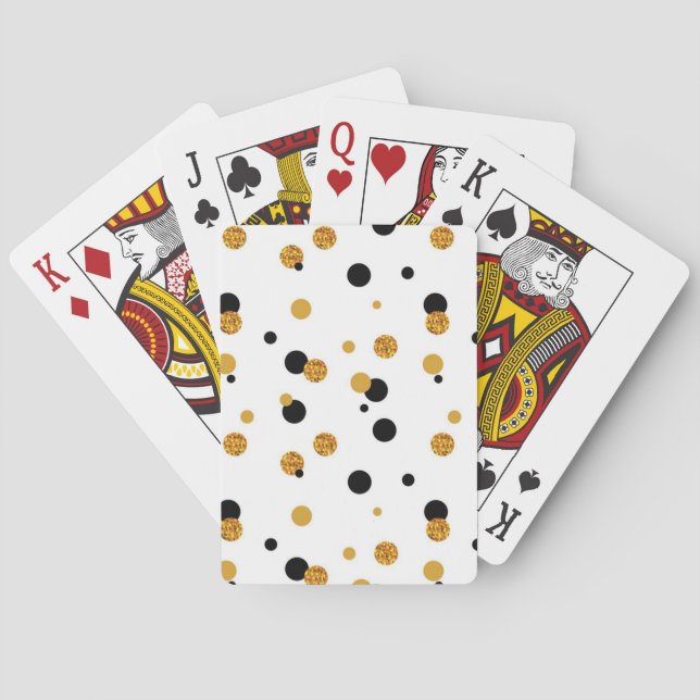 Baraja De Cartas Patrón de puntos polacos (Reverso)