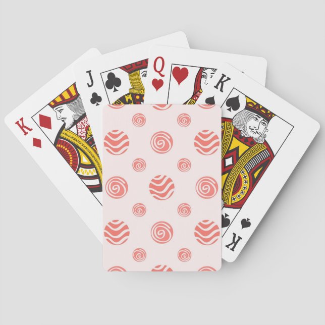 Baraja De Cartas Patrón de puntos polacos (Reverso)