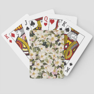 Baraja De Cartas Patrón de ramas de árbol de fletamento primaveral