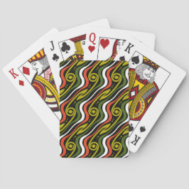 Baraja De Cartas patrón de rayas