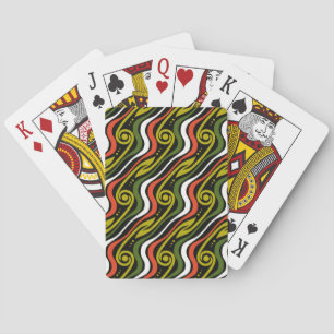 Baraja De Cartas patrón de rayas