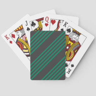 Baraja De Cartas Patrón de rayas de fibras de carbón vegetal y vege