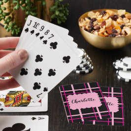 Baraja De Cartas Patrón de rayas frescas