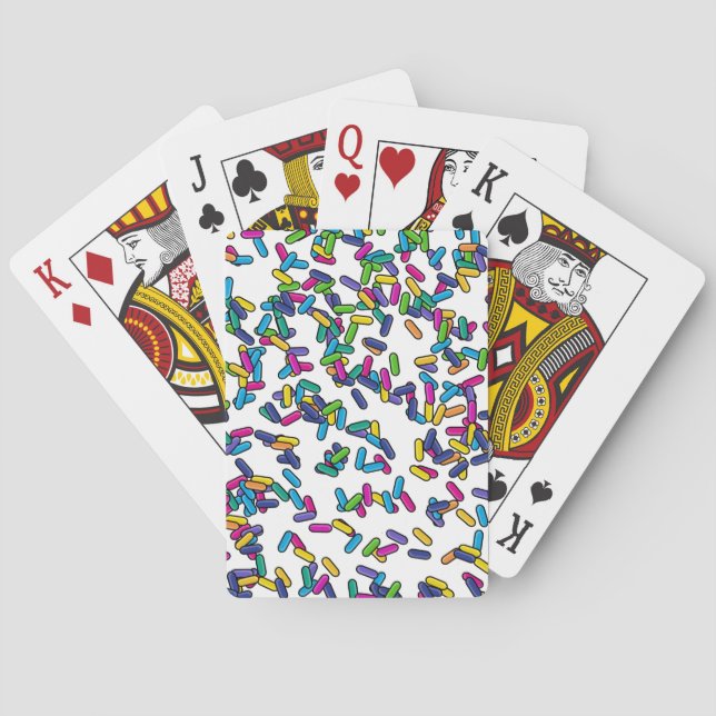 Baraja De Cartas Patrón de rociadores dispersos (Reverso)