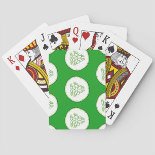 Baraja De Cartas Patrón de rodajas de pepino