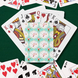 Baraja De Cartas Patrón de Santa Navidad Pickleball Ogee