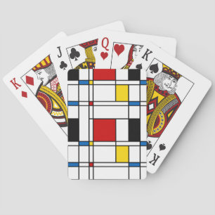 Baraja De Cartas Patrón De Stijl