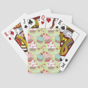 Baraja De Cartas Patrón de tarta
