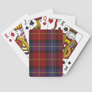 Baraja De Cartas Patrón de Tartán