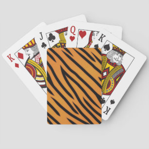 Baraja De Cartas Patrón de tiras de tigre