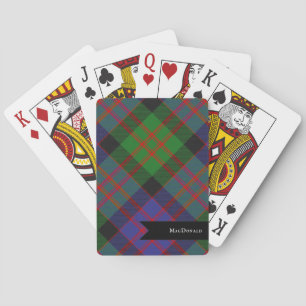 Baraja De Cartas Patrón de tracción de tartán del clan escocés MacD