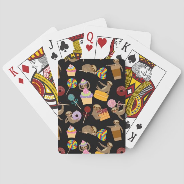 Baraja De Cartas Patrón de tratamientos dulces espumosos (Reverso)