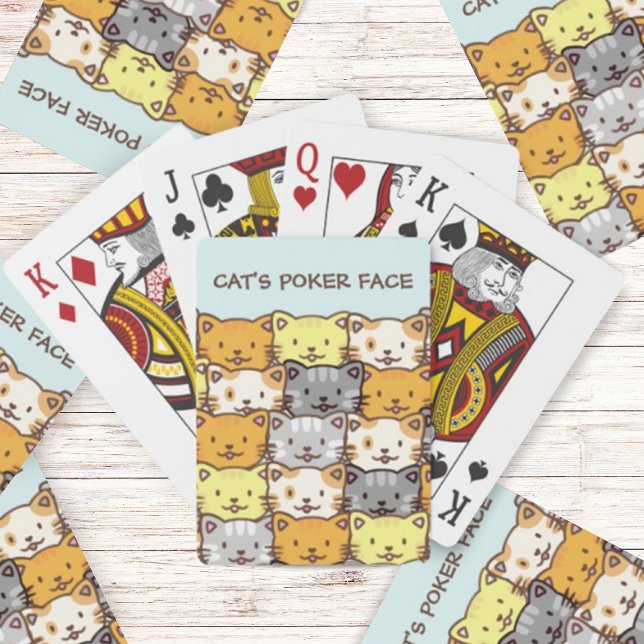 Baraja De Cartas Patrón de un montón de gatos (Subido por el creador)