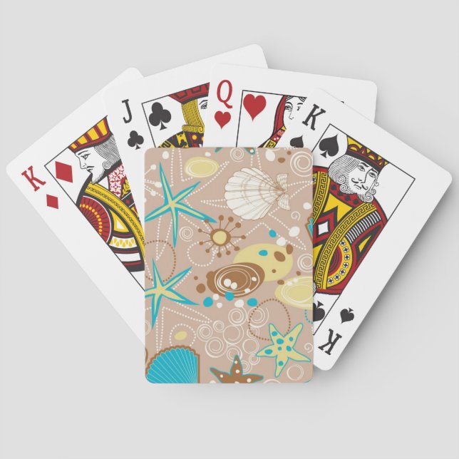 Baraja De Cartas Patrón de verano (Reverso)