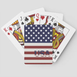 Baraja De Cartas Patrón estadounidense de bandera de Estados Unidos