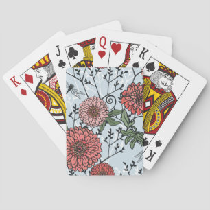Baraja De Cartas Patrón floral 3