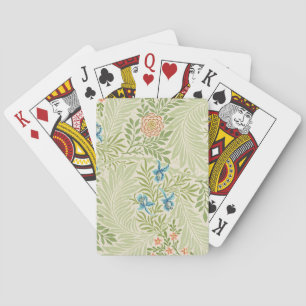 Baraja De Cartas Patrón floral de Larkspur de William Morris
