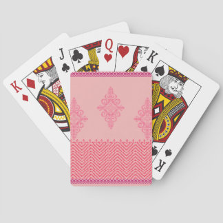 Baraja De Cartas Patrón floral intrincado