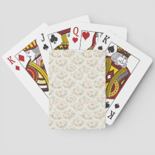Baraja De Cartas Patrón floral nupcial