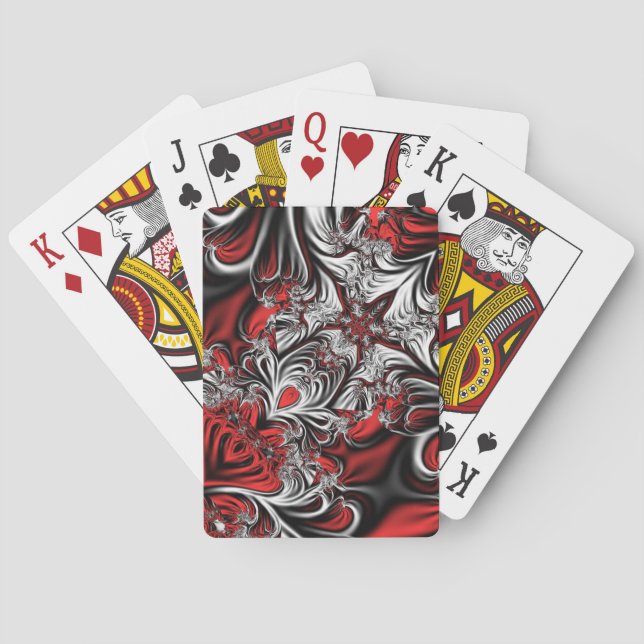 Baraja De Cartas patrón fractal (Reverso)