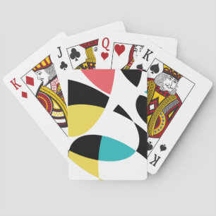 Baraja De Cartas Patrón geométrico colorido, abstracto, moderno y d